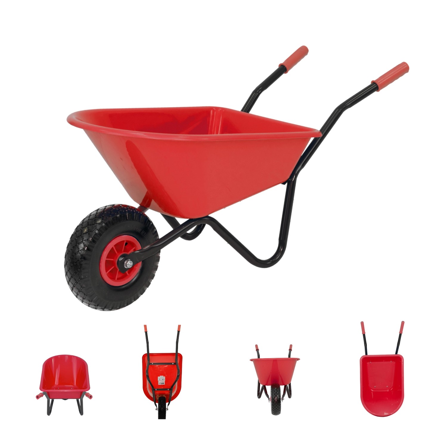 TRUTZHOLM Kinderschubkarre Traglast 40 kg 20L Kunststoffwanne Vollgummirad Rot TRUTZHOLM Kinderschubkarre Traglast 40 kg 20L Kunststoffwanne Vollgummirad Rot von TRUTZHOLM