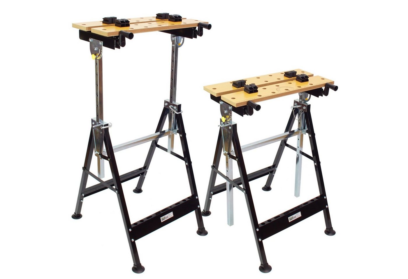 TRUTZHOLM Klappbock 2er Set 100 kg Werkbank Klappbar höhenverstellbar Werktisch Spanntisch, Winkel TRUTZHOLM Klappbock 2er Set 100 kg Werkbank Klappbar höhenverstellbar Werktisch Spanntisch, Winkel von TRUTZHOLM