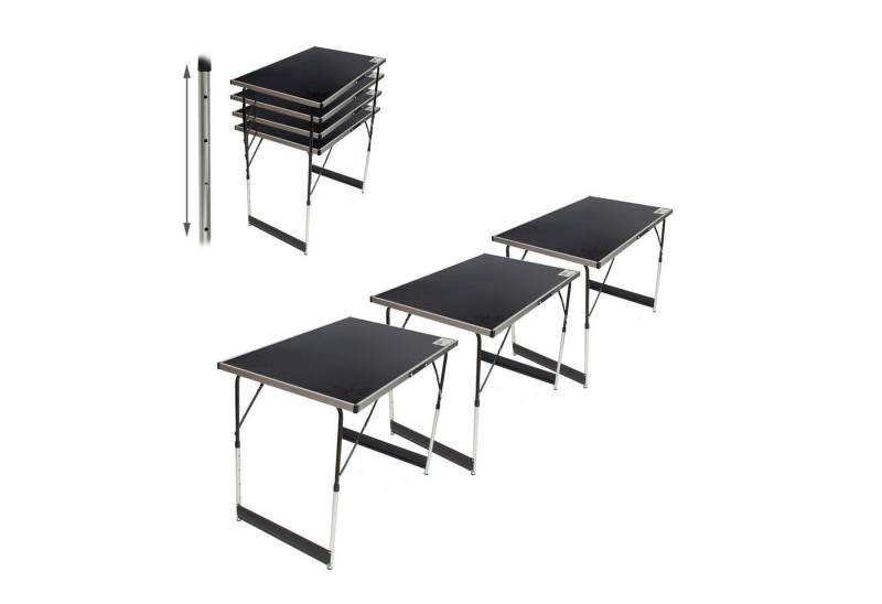TRUTZHOLM Klapptisch Multifunktionstisch Flohmarkttisch 3er Set Markttisch Klapptisch (Set, 3-St), kg von TRUTZHOLM