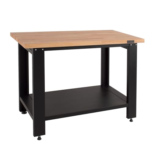 TRUTZHOLM Massive Werkbank Werktisch Profiline XXL freistehend 110 x 69 cm 600 kg Traglast modular robust Stahl Holz Werkstatttisch für professionelles Arbeiten in Werkstatt oder Garage TRUTZHOLM Massive Werkbank Werktisch Profiline XXL freistehend 110 x 69 cm 600 kg Traglast modular robust Stahl Holz Werkstatttisch für professionelles Arbeiten in Werkstatt oder Garage von TRUTZHOLM