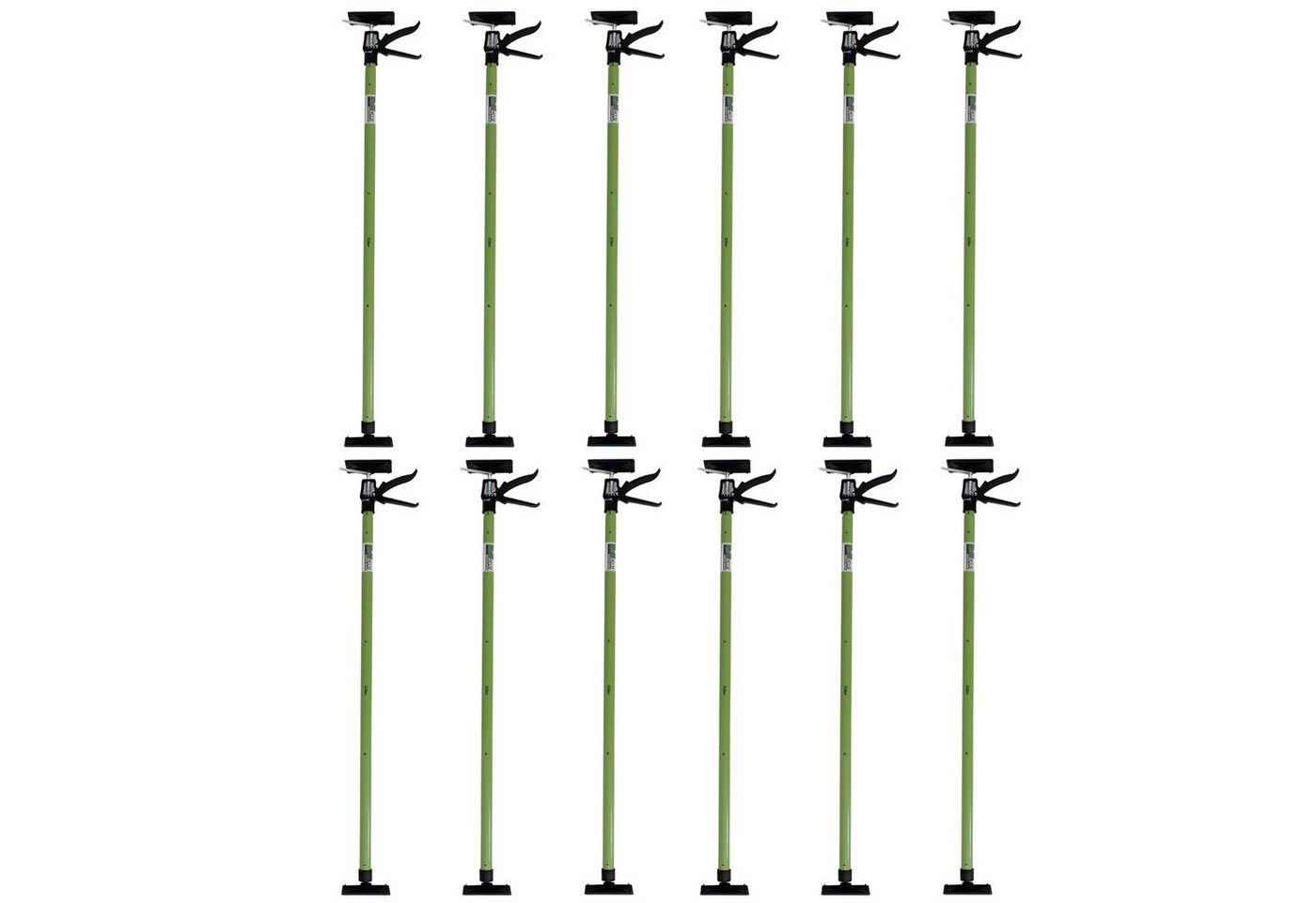 TRUTZHOLM Montageklemme 12 x Einhandstütze Montagestütze Deckenstütze Teleskopstütze bis 290cm von TRUTZHOLM