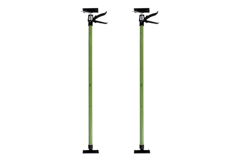 TRUTZHOLM Montageklemme 2 x Einhandstütze Montagestütze Deckenstütze Teleskopstütze bis 290cm, B: 8 cm, (2-tlg), Stützlast bis 30 Kg von TRUTZHOLM