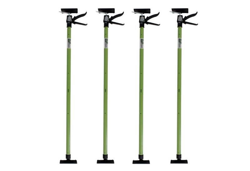 TRUTZHOLM Montageklemme 4x Deckenstütze Einhandstütze Montagestütze Teleskopstütze 115-290cm, B: 13 cm, L: 290 cm, (4erSet, 4-tlg), materialschonend von TRUTZHOLM