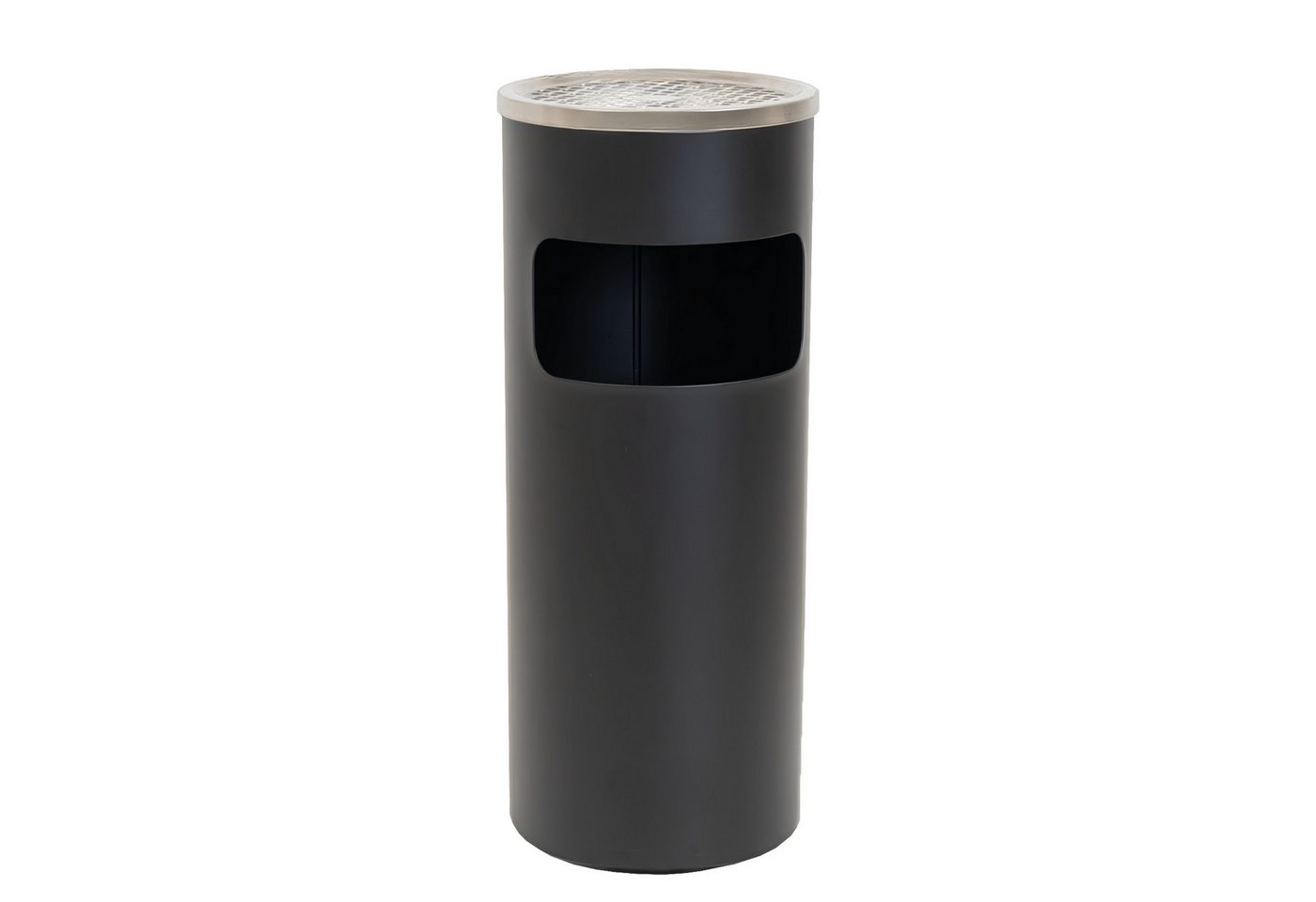 TRUTZHOLM Mülleimer mit Aschenbecher 30L Schwarz Metall pulverbeschichtet Abfalleimer 2in1 TRUTZHOLM Mülleimer mit Aschenbecher 30L Schwarz Metall pulverbeschichtet Abfalleimer 2in1 von TRUTZHOLM