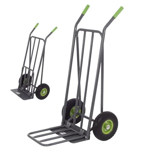 TRUTZHOLM Paketkarre mit extra Ladefläche 42 cm Traglast 250 kg Stahlrahmen klappbar Sackkarre Stapelkarre TRUTZHOLM Paketkarre mit extra Ladefläche 42 cm Traglast 250 kg Stahlrahmen klappbar Sackkarre Stapelkarre von TRUTZHOLM