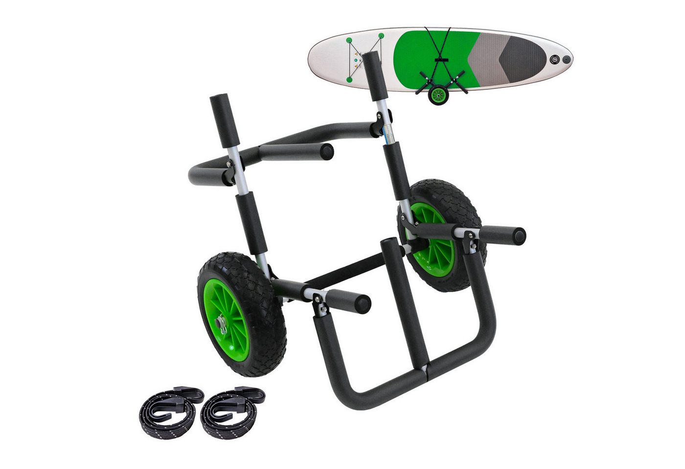 TRUTZHOLM SUP-Transportwagen 2 SUP's klappbares mit Polsterung PU-Räder inkl.2 Sicherheitsgurte, klappbar, pannensicher, abnehmbare Räder TRUTZHOLM SUP-Transportwagen 2 SUP's klappbares mit Polsterung PU-Räder inkl.2 Sicherheitsgurte, klappbar, pannensicher, abnehmbare Räder von TRUTZHOLM