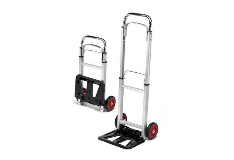 TRUTZHOLM Sackkarre Aluminium klappbar 90kg Traglast Transportkarre Stapelkarre, (Stück, 1-St) von TRUTZHOLM
