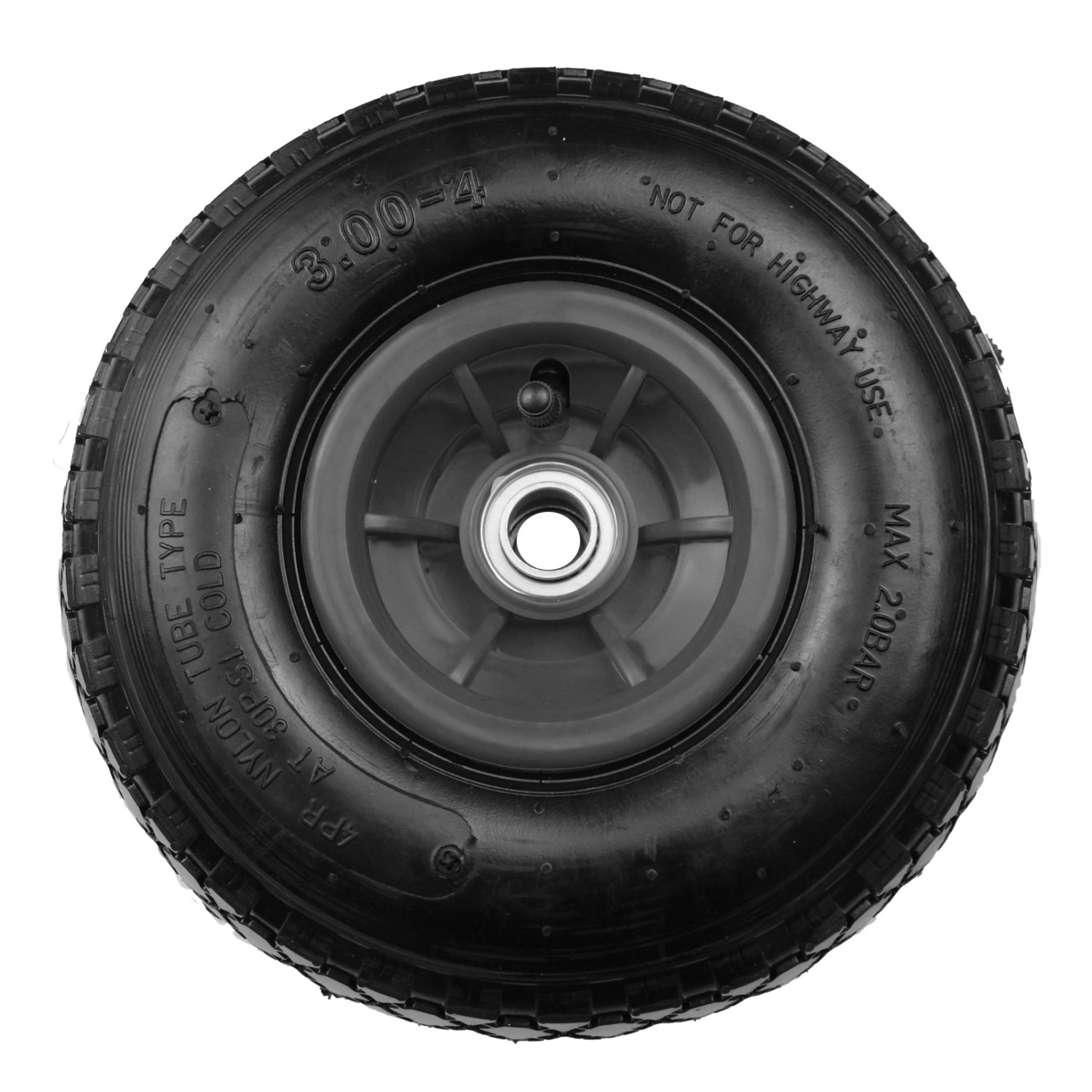 TRUTZHOLM Sackkarrenrad 260x85mm 3.00-4 Nabenlänge 60mm Versetzt Grau TRUTZHOLM Sackkarrenrad 260x85mm 3.00-4 Nabenlänge 60mm Versetzt Grau von TRUTZHOLM