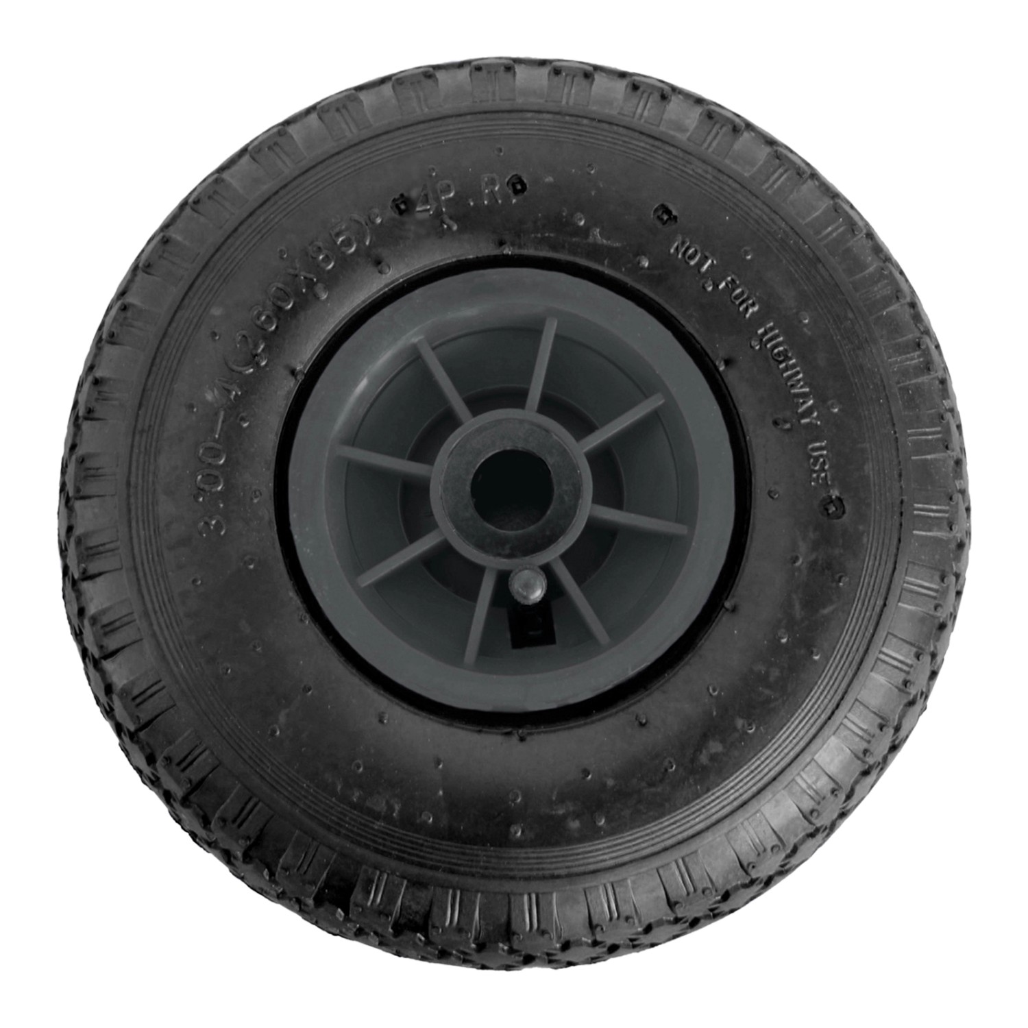 TRUTZHOLM Sackkarrenrad Luftrad 260x85mm 3.00-4 75mm Zentrierte Nabe Durchmesser 20mm Grau TRUTZHOLM Sackkarrenrad Luftrad 260x85mm 3.00-4 75mm Zentrierte Nabe Durchmesser 20mm Grau von TRUTZHOLM