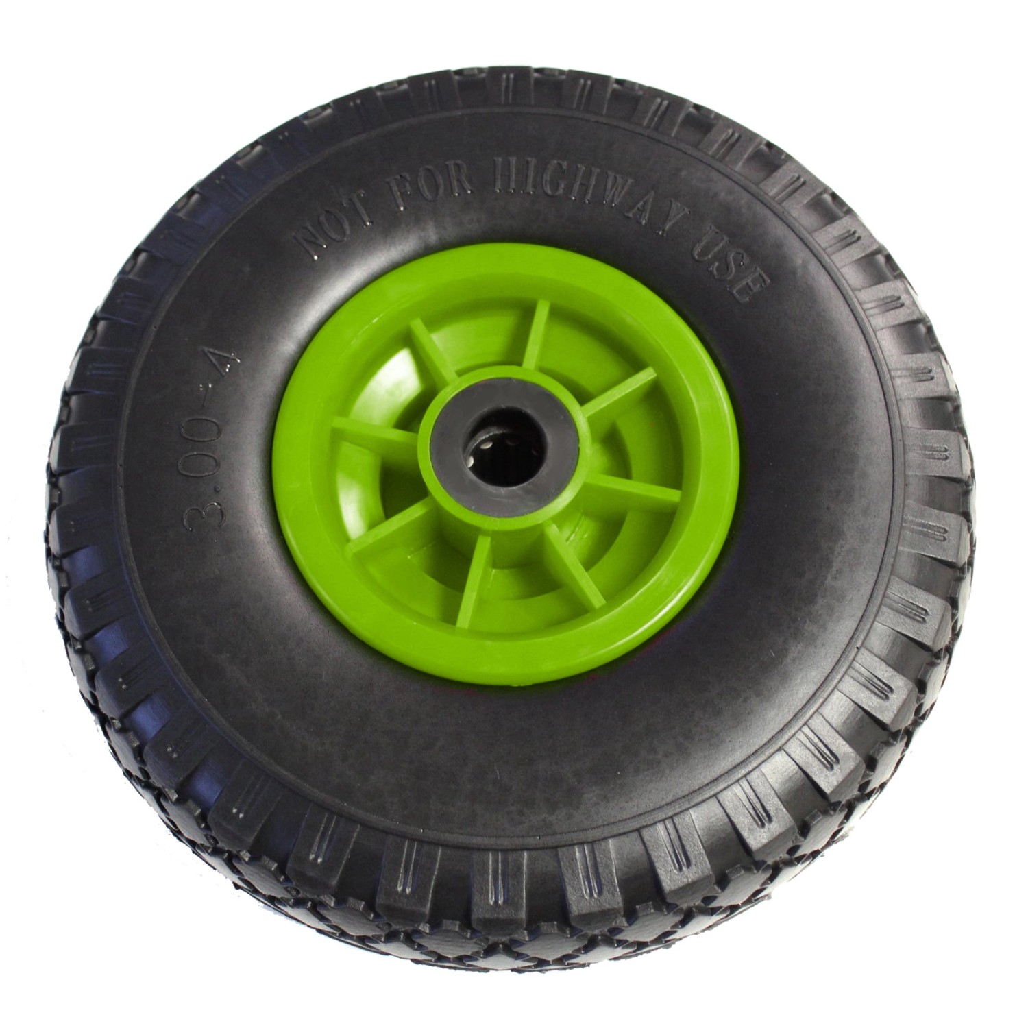 TRUTZHOLM Sackkarrenrad PU Rad 260x85mm 3.00-4 75mm Zentrierte Nabe Durchmesser 20mm Grün TRUTZHOLM Sackkarrenrad PU Rad 260x85mm 3.00-4 75mm Zentrierte Nabe Durchmesser 20mm Grün von TRUTZHOLM