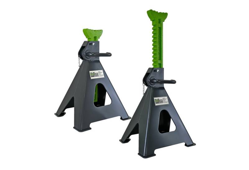 TRUTZHOLM Sägebock Unterstellbock 12 Tonnen Traglast pro Stütze Höhe von 490 - 750 mm, (Spar-Set, 2er Set) von TRUTZHOLM