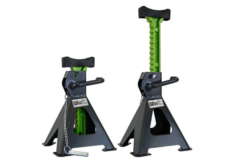 TRUTZHOLM Sägebock Unterstellbock, 2 Tonnen Traglast pro Stütze Höhe 280 - 430 mm von TRUTZHOLM