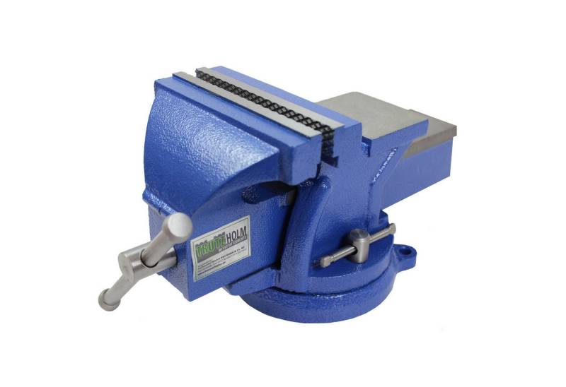 TRUTZHOLM Schraubstock Schraubstock parallel 360° drehbar mit Amboss für Werkbank 150 mm / 6", 1-St. von TRUTZHOLM
