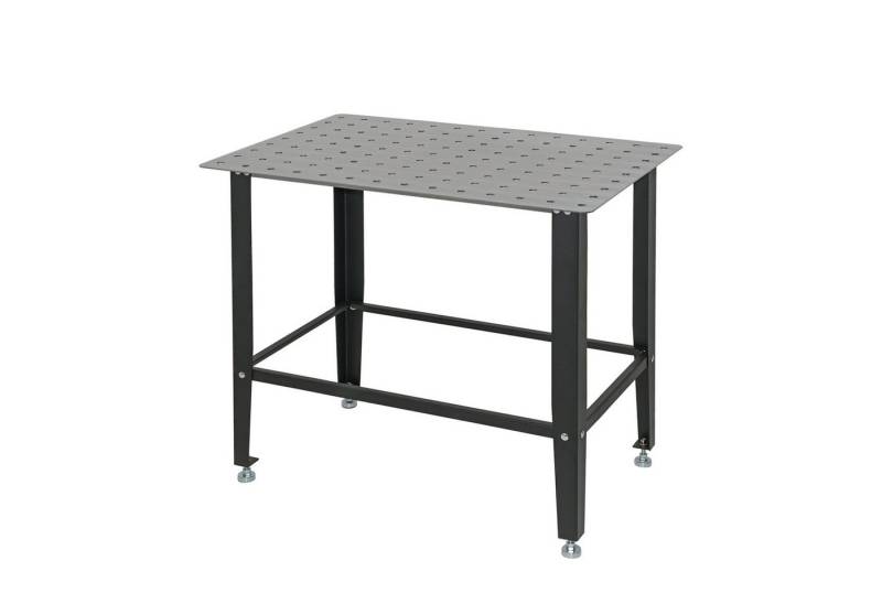 TRUTZHOLM Schweißtisch mit Lochplatte Stahl 91,5 x 61 x 80 cm Tragkraft 200 kg, Robuste Arbeitsplatte, genormte Lochplatte, massives Gestell TRUTZHOLM Schweißtisch mit Lochplatte Stahl 91,5 x 61 x 80 cm Tragkraft 200 kg, Robuste Arbeitsplatte, genormte Lochplatte, massives Gestell von TRUTZHOLM