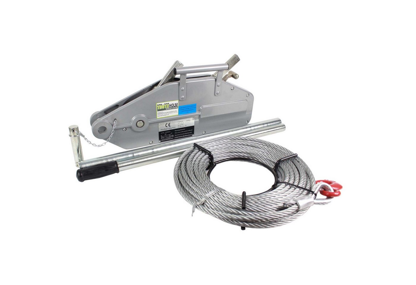 TRUTZHOLM Seilwinde Seilzug 1600kg Greifzug Seilwinde Forstseilwinde Offroad Winde 1,6 t, 20 m TRUTZHOLM Seilwinde Seilzug 1600kg Greifzug Seilwinde Forstseilwinde Offroad Winde 1,6 t, 20 m von TRUTZHOLM