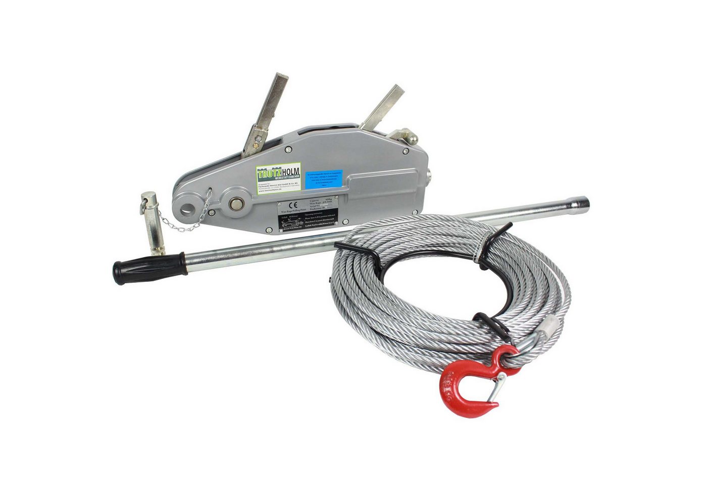 TRUTZHOLM Seilwinde Seilzug Greifzug Forstseilwinde 800 1600 3200 kg Winde 20 m Seil 0,8 TRUTZHOLM Seilwinde Seilzug Greifzug Forstseilwinde 800 1600 3200 kg Winde 20 m Seil 0,8 von TRUTZHOLM