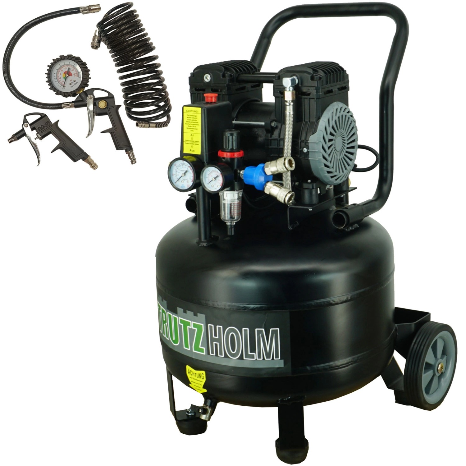 TRUTZHOLM Silent Flüsterkompressor 36L Vertikal Kompressor Leise 900W 62dB 8 Bar TRUTZHOLM Silent Flüsterkompressor 36L Vertikal Kompressor Leise 900W 62dB 8 Bar von TRUTZHOLM