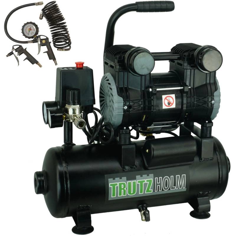 TRUTZHOLM Silent Flüsterkompressor 9L Kompressor Tragbar Leise Ölfrei 900W 57dB 8 Bar TRUTZHOLM Silent Flüsterkompressor 9L Kompressor Tragbar Leise Ölfrei 900W 57dB 8 Bar von TRUTZHOLM