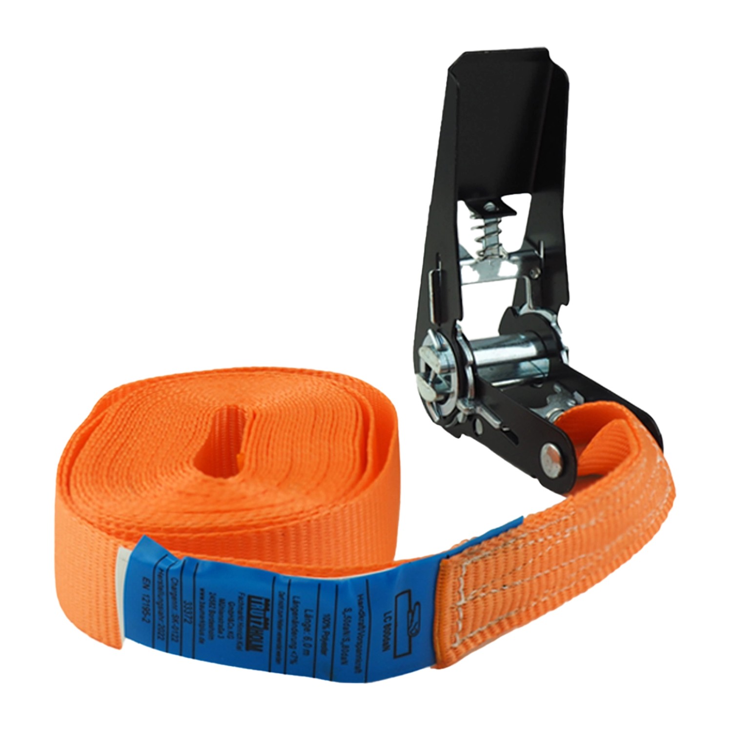 TRUTZHOLM Spanngurt mit Ratsche 6m Einteilig 800kg 0,8t Orange TRUTZHOLM Spanngurt mit Ratsche 6m Einteilig 800kg 0,8t Orange von TRUTZHOLM