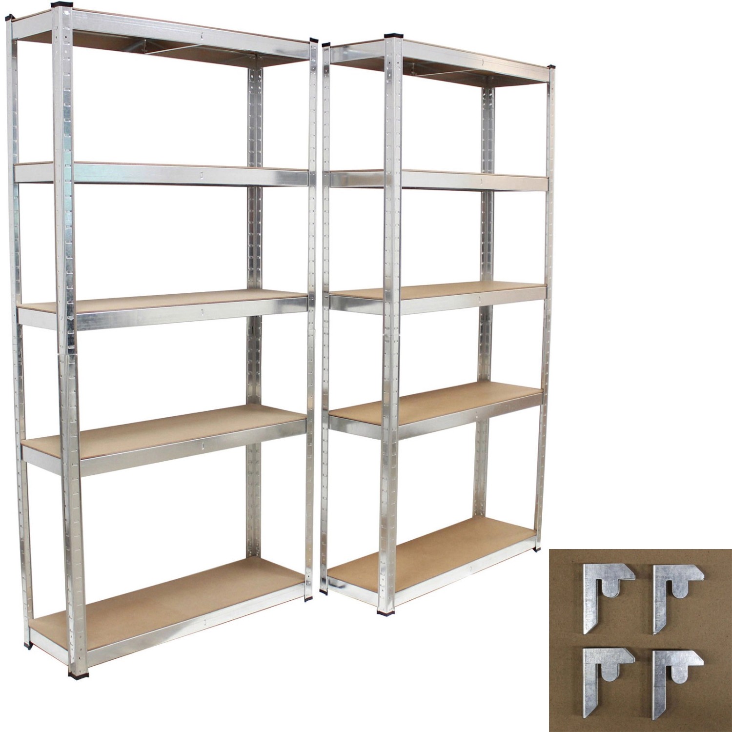TRUTZHOLM Steckregal 180x90x30 cm 2er Set Schwerlastregal 875kg TRUTZHOLM Steckregal 180x90x30 cm 2er Set Schwerlastregal 875kg von TRUTZHOLM