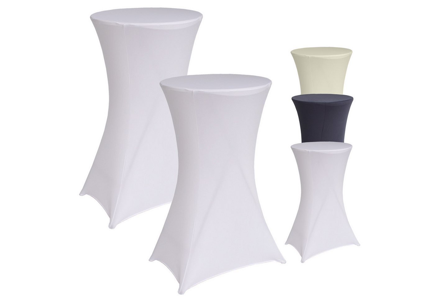 TRUTZHOLM Stehtischhusse 2er Set Partytisch/Bistrotisch Stretchhusse weiß 60 cm, 60cm, weiß TRUTZHOLM Stehtischhusse 2er Set Partytisch/Bistrotisch Stretchhusse weiß 60 cm, 60cm, weiß von TRUTZHOLM