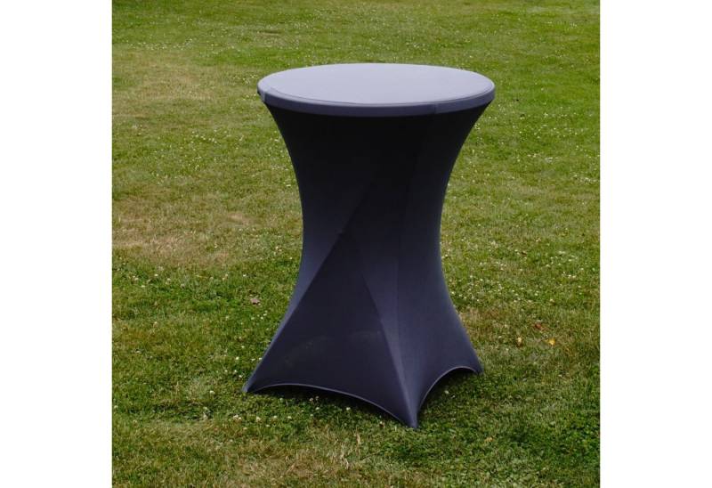 TRUTZHOLM Stehtischhusse Partytisch/Bistrotisch anthrazit Stretchhusse 80 cm von TRUTZHOLM