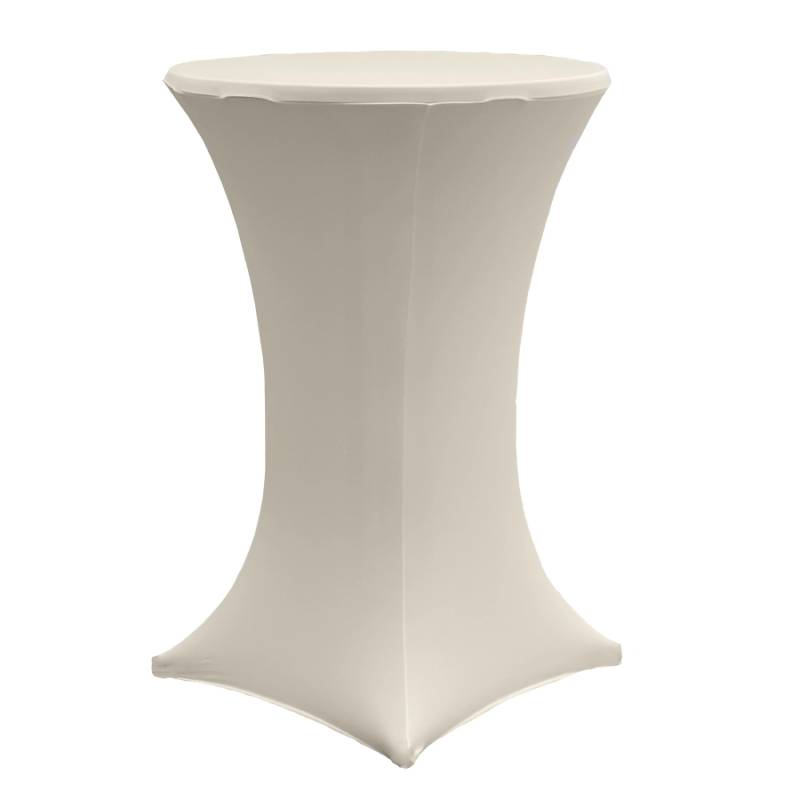 TRUTZHOLM Stehtischhusse Stretch 70cm Beige von TRUTZHOLM