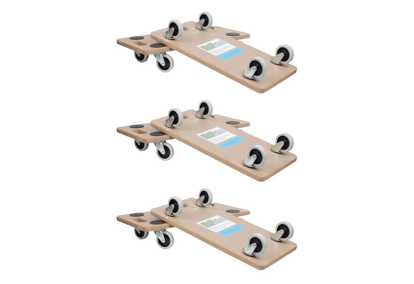 TRUTZHOLM Transportroller 6er Set Transportroller SOFT WHEEL indoor MDF 200 kg Möbelroller TRUTZHOLM Transportroller 6er Set Transportroller SOFT WHEEL indoor MDF 200 kg Möbelroller von TRUTZHOLM