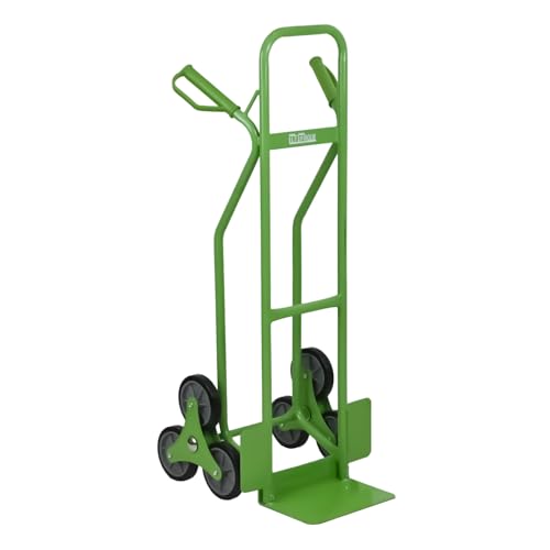 TRUTZHOLM Treppensteiger XXL 118 cm hoch pannensichere PU-Sternenräder Hartgummiräder mit stabilem Stahlrahmen Sicherheitsgriffe Treppensackkarre Sackkarre mit Ladefläche Paketkarre TRUTZHOLM Treppensteiger XXL 118 cm hoch pannensichere PU-Sternenräder Hartgummiräder mit stabilem Stahlrahmen Sicherheitsgriffe Treppensackkarre Sackkarre mit Ladefläche Paketkarre von TRUTZHOLM