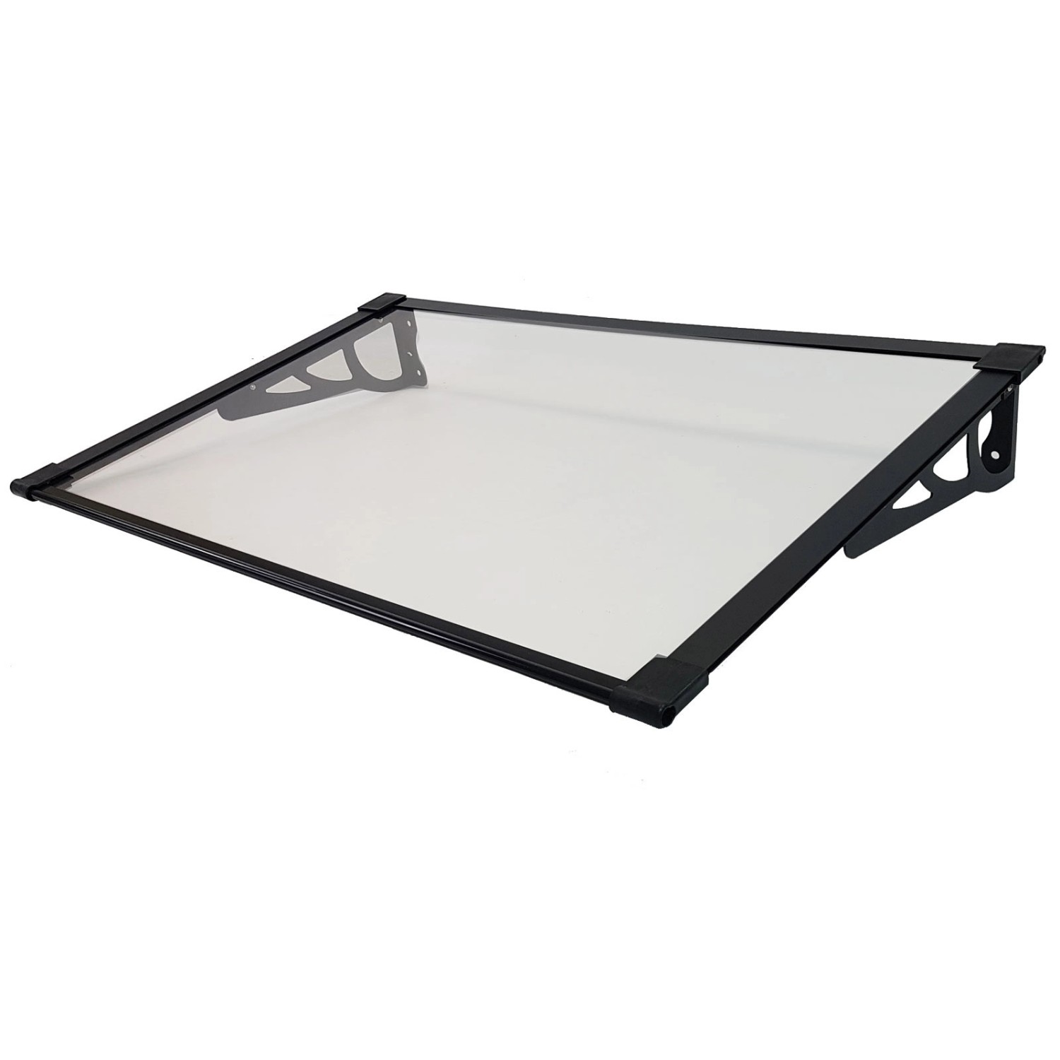 TRUTZHOLM Vordach 120 x 80 cm Haustürdach Pultvordach Kunststoff Alu Schwarz TRUTZHOLM Vordach 120 x 80 cm Haustürdach Pultvordach Kunststoff Alu Schwarz von TRUTZHOLM