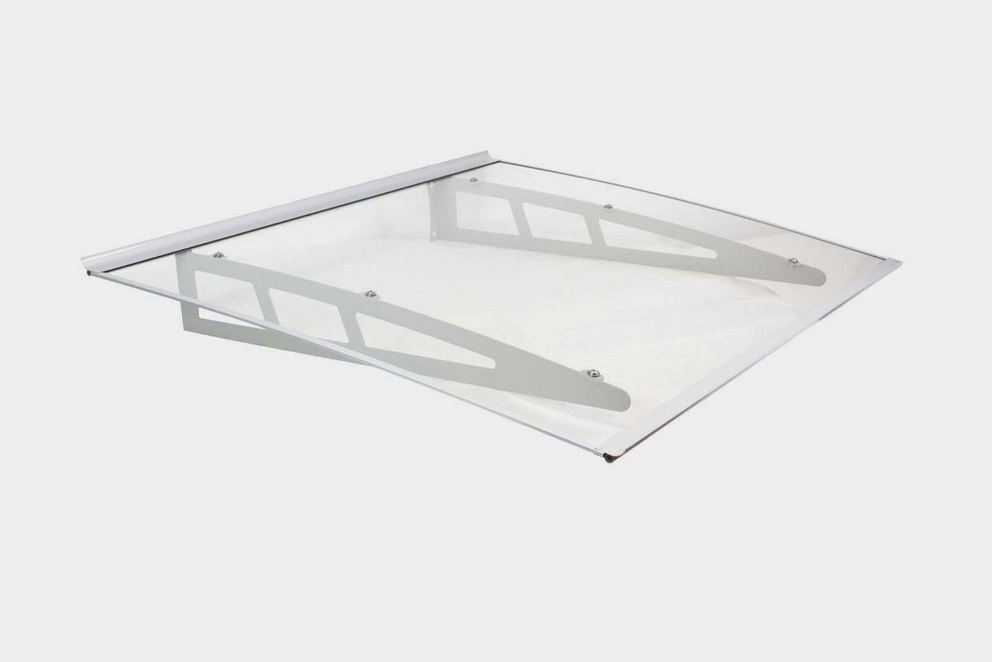 TRUTZHOLM Vordach Vordach aus Aluminium diverse Größen Türdach Haustür Dach Pultvordach (1 St) von TRUTZHOLM