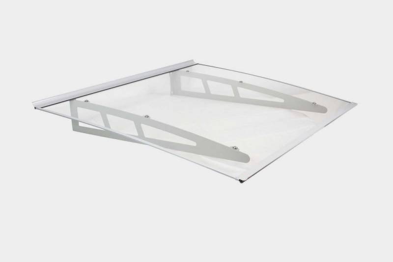 TRUTZHOLM Vordach Vordach aus Aluminium diverse Größen Türdach Haustür Dach Pultvordach (1 St) von TRUTZHOLM