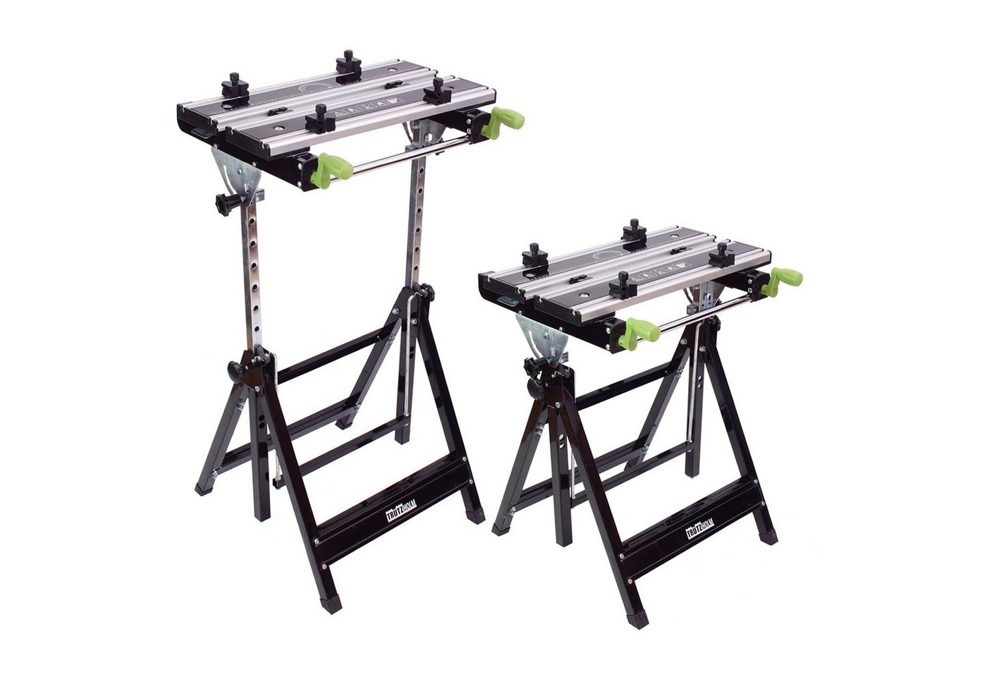 TRUTZHOLM Werkbank 2er Set Werkbank klappbar höhenverstellbar, (2er-Set) von TRUTZHOLM