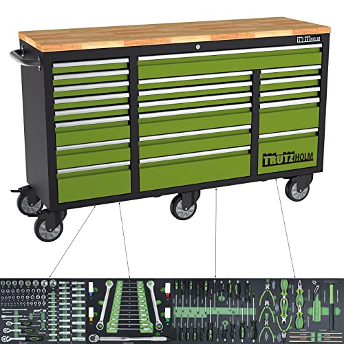 TRUTZHOLM Werkstattwagen Mobile Werkbank Deluxe XXL 20 Schubladen Werkzeugwagen Rollwagen 4 Schubladen 135 TLG. bestückt TRUTZHOLM Werkstattwagen Mobile Werkbank Deluxe XXL 20 Schubladen Werkzeugwagen Rollwagen 4 Schubladen 135 TLG. bestückt von TRUTZHOLM