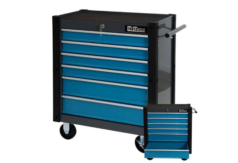 TRUTZHOLM Werkstattwagen "Trutzi" abschließbar 6 Schubladen 78 x 64 cm Rollcontainer blau TRUTZHOLM Werkstattwagen "Trutzi" abschließbar 6 Schubladen 78 x 64 cm Rollcontainer blau von TRUTZHOLM