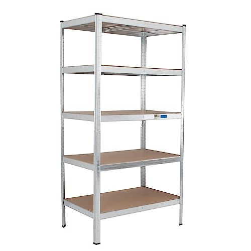 TRUTZHOLM XL Schwerlastregal 180x90x60 cm 875 kg Traglast Lagerregal Werkstattregal Weitspannregal von TRUTZHOLM