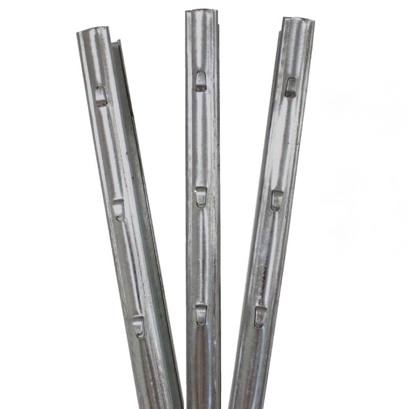 TRUTZHOLM Z Profil Zaunpfosten 230cm Feuerverzinkt 10x Zaunpfähle mit Haken von TRUTZHOLM