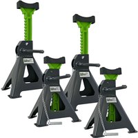 Trutzholm ® - Unterstellbock 4 Stück, 3 Tonnen Traglast pro Stütze Höhe von 300 - 430 mm von TRUTZHOLM