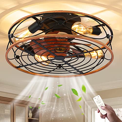 E27 Retro Deckenventilator Mit Beleuchtung und Fernbedienung Schlafzimmer Lampe Leise Fan Deckenleuchte Industrial Ventilator Deckenlampe Vintage Eisenkäfig Pendelleuchte Wohnzimmer Küche Lüfter Licht E27 Retro Deckenventilator Mit Beleuchtung und Fernbedienung Schlafzimmer Lampe Leise Fan Deckenleuchte Industrial Ventilator Deckenlampe Vintage Eisenkäfig Pendelleuchte Wohnzimmer Küche Lüfter Licht von TRUYOK