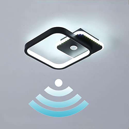 TRUYOK 18W LED Deckenleuchte mit Bewegungsmelder 6000K Innen Sensorlampe Moderne Deckenlampe mit Sensor für Flur Treppe Wohnzimmer Balkon Küche Garage Veranda BüRo Innenlampen 23CM Schwarz TRUYOK 18W LED Deckenleuchte mit Bewegungsmelder 6000K Innen Sensorlampe Moderne Deckenlampe mit Sensor für Flur Treppe Wohnzimmer Balkon Küche Garage Veranda BüRo Innenlampen 23CM Schwarz von TRUYOK