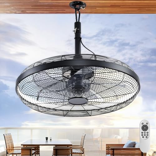 TRUYOK Outdoor Deckenventilator mit Beleuchtung und Fernbedienung IP65 Wasserdicht Aussen Ventilator Deckenlampe Leise Dimmbar Lampe mit Ventilator 6 Gang Lüfterlicht für Schlafzimmer Balkon Außen TRUYOK Outdoor Deckenventilator mit Beleuchtung und Fernbedienung IP65 Wasserdicht Aussen Ventilator Deckenlampe Leise Dimmbar Lampe mit Ventilator 6 Gang Lüfterlicht für Schlafzimmer Balkon Außen von TRUYOK
