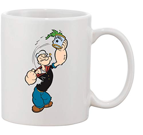Tasse mit Aufdruck - Modell Popeye - Kaffeetasse Becher Teetasse Kaffeebecher von TRVPPY