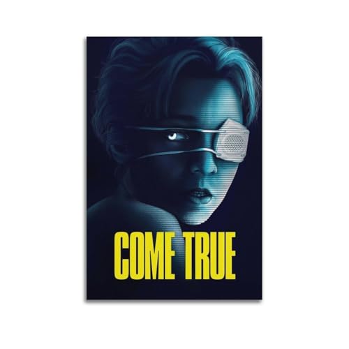 Come True Poster auf Leinwand, Wandkunstdruck, ästhetisches Poster, moderne Kunst, Gemälde für Wohnzimmer, 50 x 75 cm, ungerahmter Stil von TRWQEVQWEG