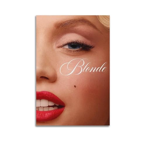 TRWQEVQWEG Blondes Poster auf Leinwand, Wandkunstdruck, ästhetisches Poster, moderne Kunst, Gemälde für Wohnzimmer, 50 x 75 cm, ungerahmter Stil von TRWQEVQWEG