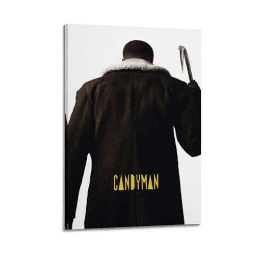 TRWQEVQWEG Candyman Poster auf Leinwand, Wandkunstdruck, ästhetisches Poster, moderne Kunst, Gemälde für Wohnzimmer, 30 x 45 cm, Rahmenstil von TRWQEVQWEG