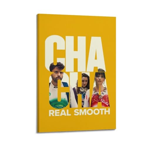 TRWQEVQWEG Cha Cha Real Smooth Poster auf Leinwand, Wandkunstdruck, ästhetisches Poster, moderne Kunst, Gemälde für Wohnzimmer, 50 x 75 cm, Rahmenstil von TRWQEVQWEG