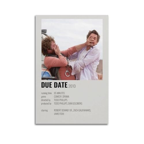 TRWQEVQWEG Due Date Poster auf Leinwand, Wandkunstdruck, ästhetisches Poster, moderne Kunst, Gemälde für Wohnzimmer, 30 x 45 cm, ungerahmter Stil von TRWQEVQWEG