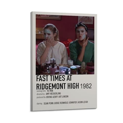 TRWQEVQWEG Poster auf Leinwand, Motiv: Fast Times at Ridgemont High, Kunstdruck, ästhetisches Poster, moderne Kunst, Gemälde für Wohnzimmer, 20 x 30 cm, Rahmenstil TRWQEVQWEG Poster auf Leinwand, Motiv: Fast Times at Ridgemont High, Kunstdruck, ästhetisches Poster, moderne Kunst, Gemälde für Wohnzimmer, 20 x 30 cm, Rahmenstil von TRWQEVQWEG