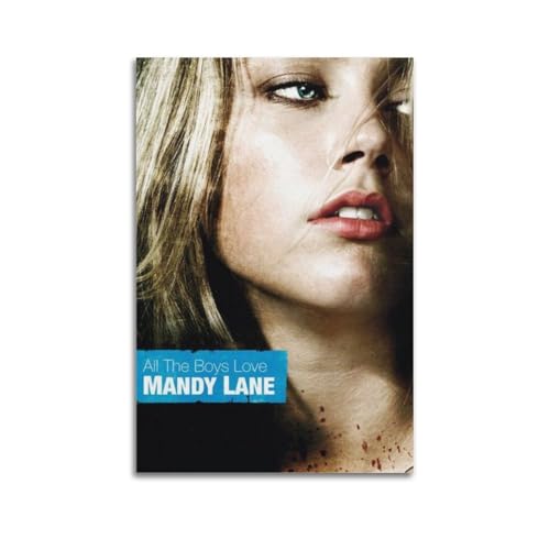 TRWQEVQWEG Poster auf Leinwand mit Aufschrift "All The Boys Love Mandy Lane", Kunstdruck, ästhetisches Poster, moderne Kunst, Gemälde für Wohnzimmer, 30 x 45 cm, ungerahmter Stil von TRWQEVQWEG