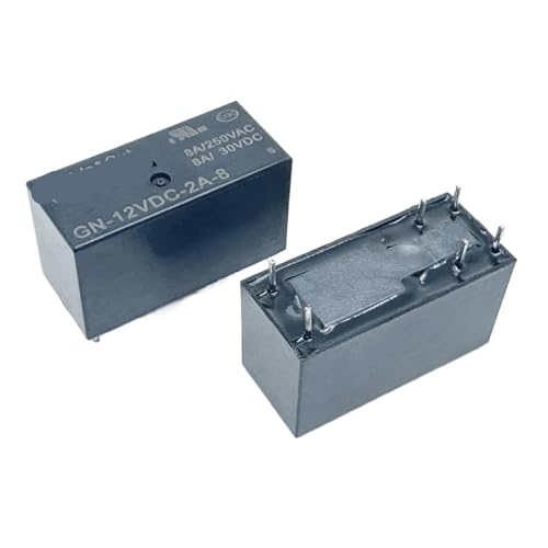 1 STÜCK GN-12VDC-2A-8 (115F2A-8A) Relais 6-polig von TRWUQHGD